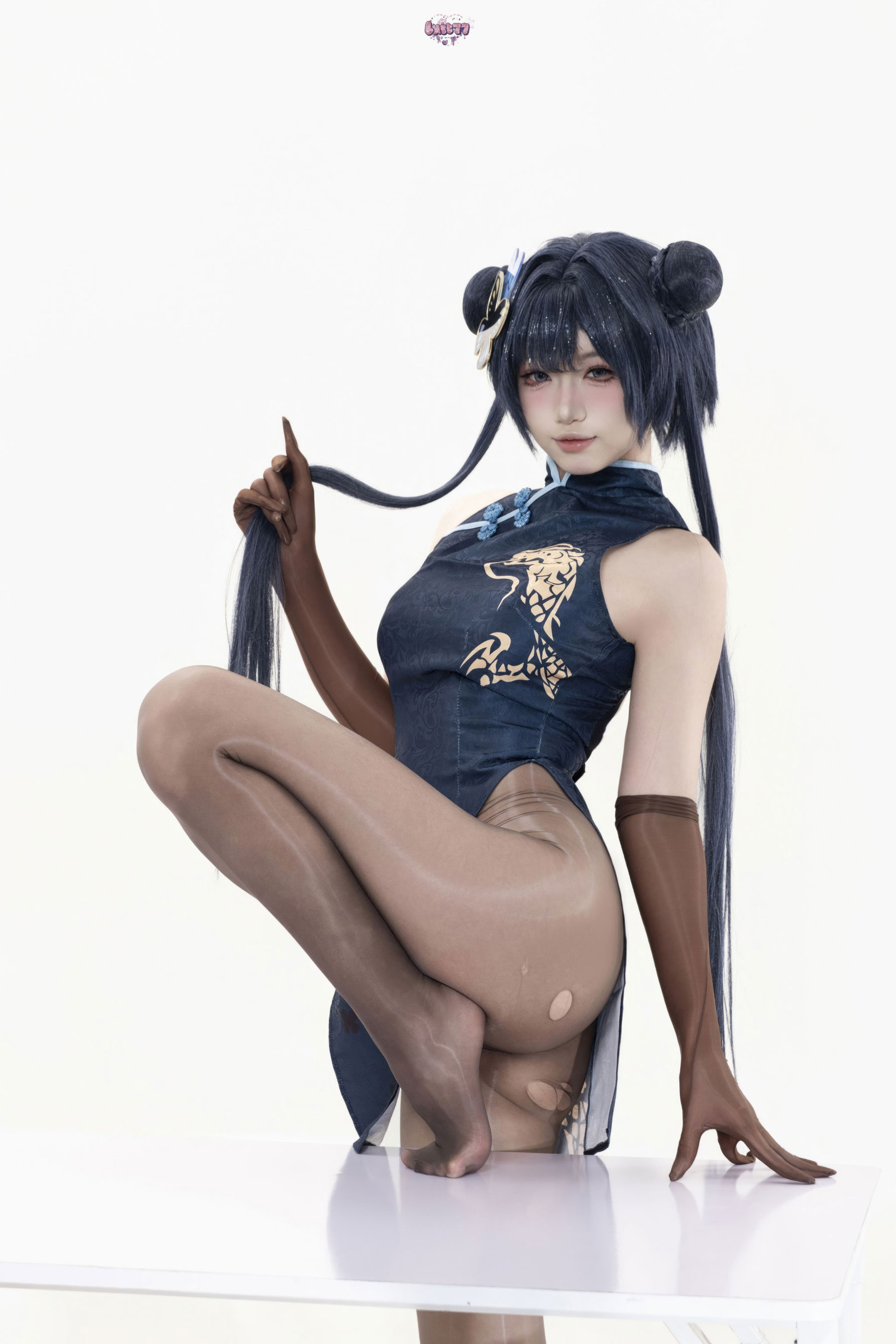 动漫博主 柒柒要乖哦 - 蔚蓝档案 妃咲 原皮/(97P)