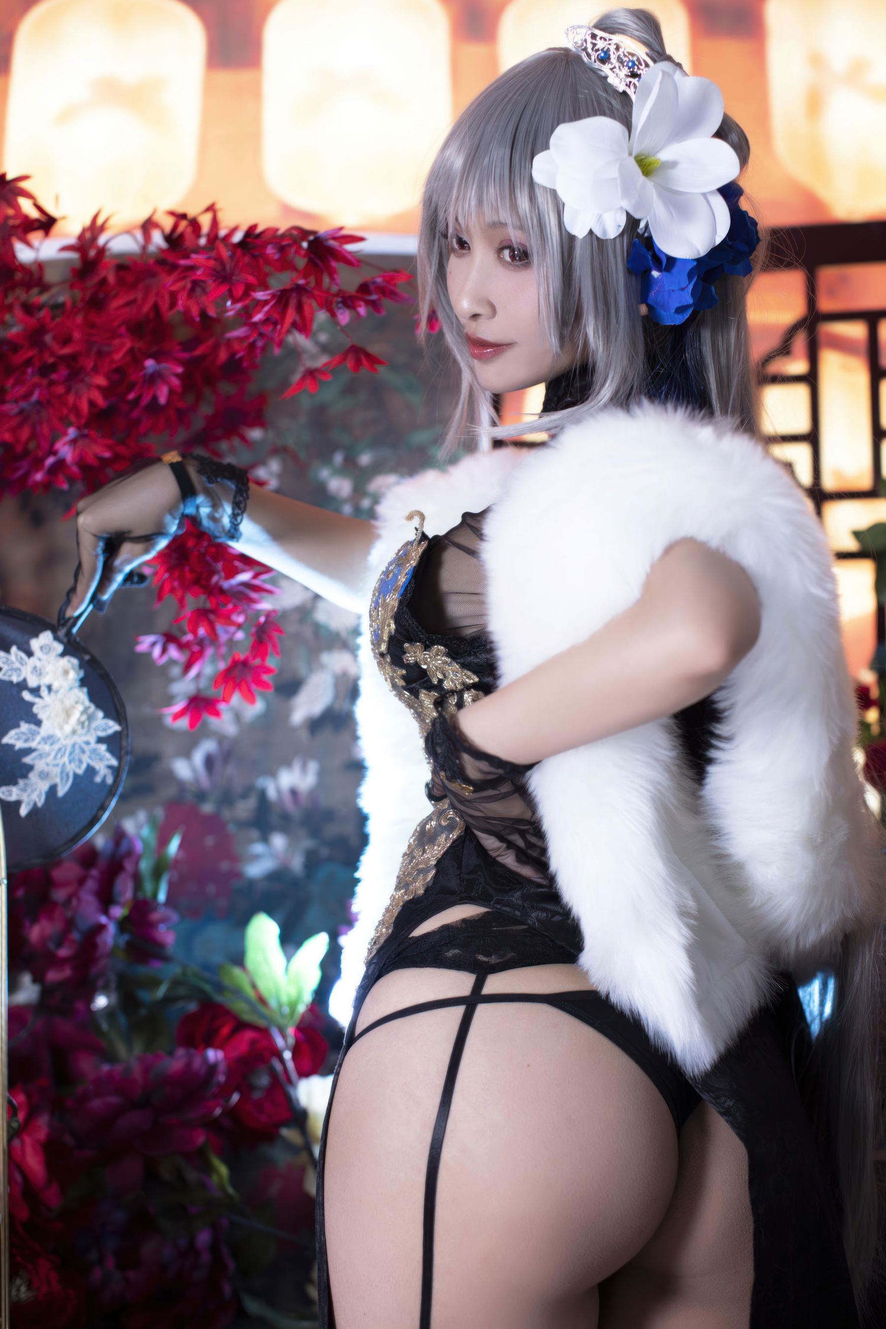 动漫博主 洛璃LoLiSAMA - 碧蓝航线 路易九世旗袍/(43P)