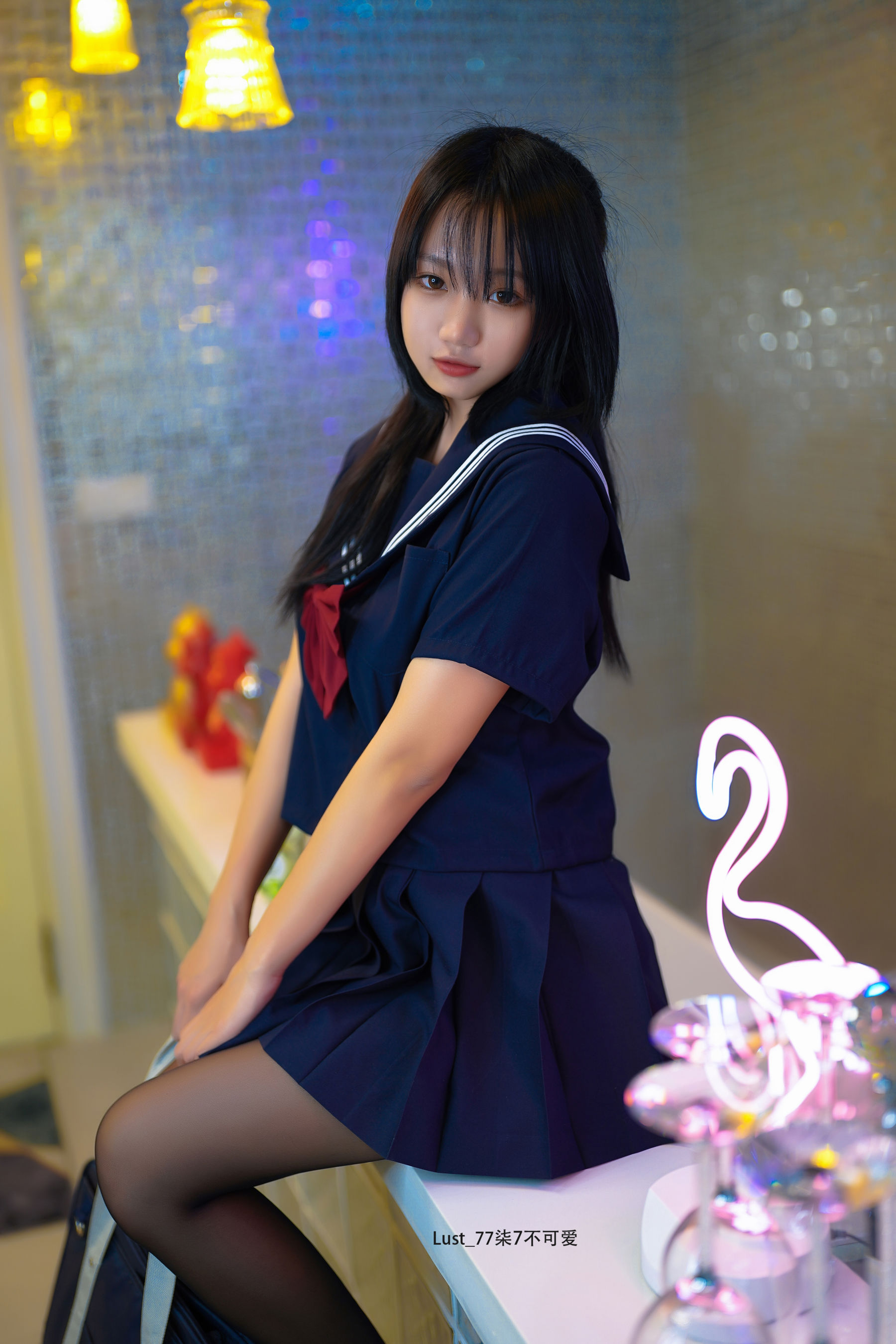 动漫博主 柒柒要乖哦 - JK少女/(176P)