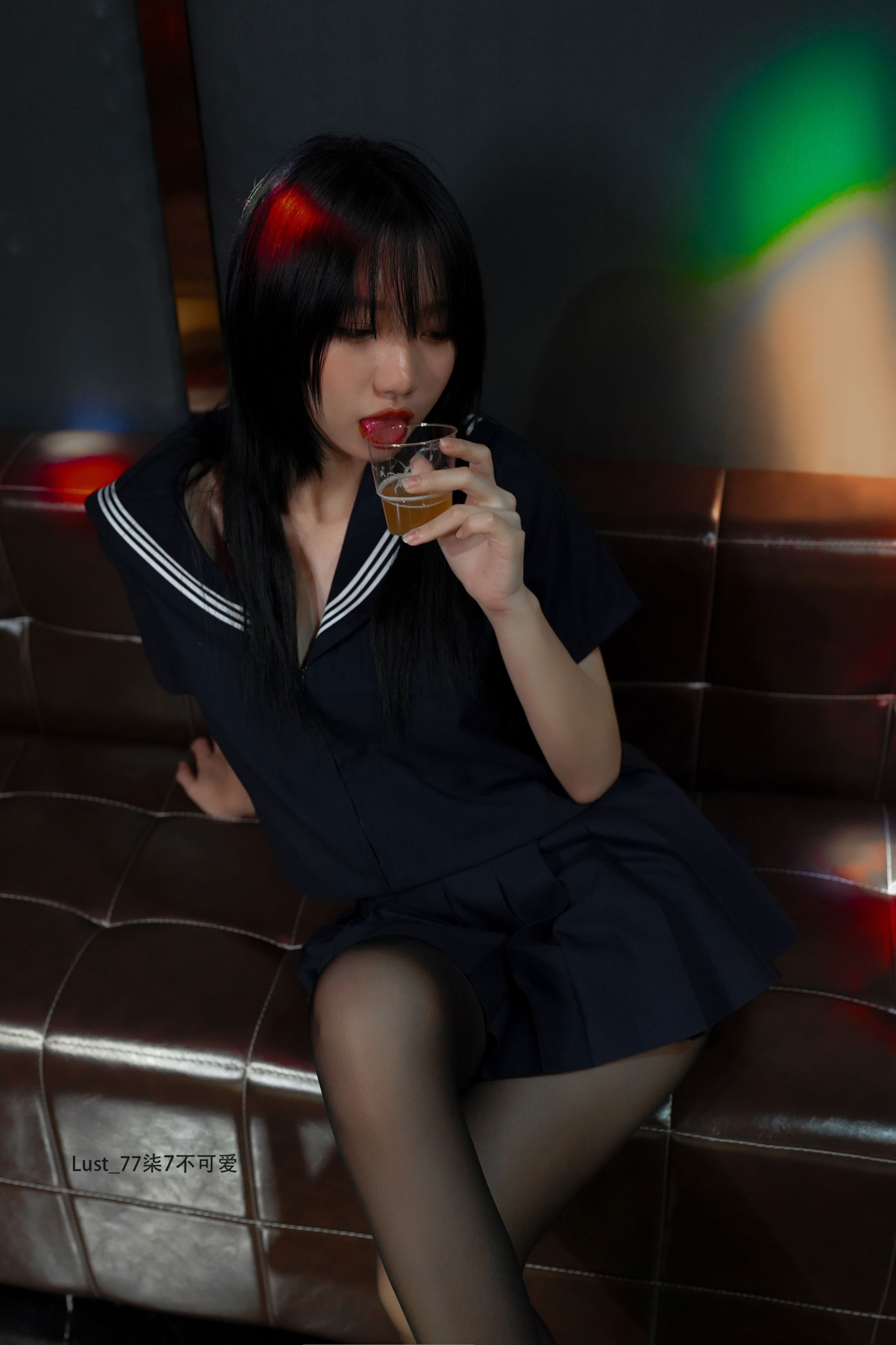 动漫博主 柒柒要乖哦 - JK少女/(176P)