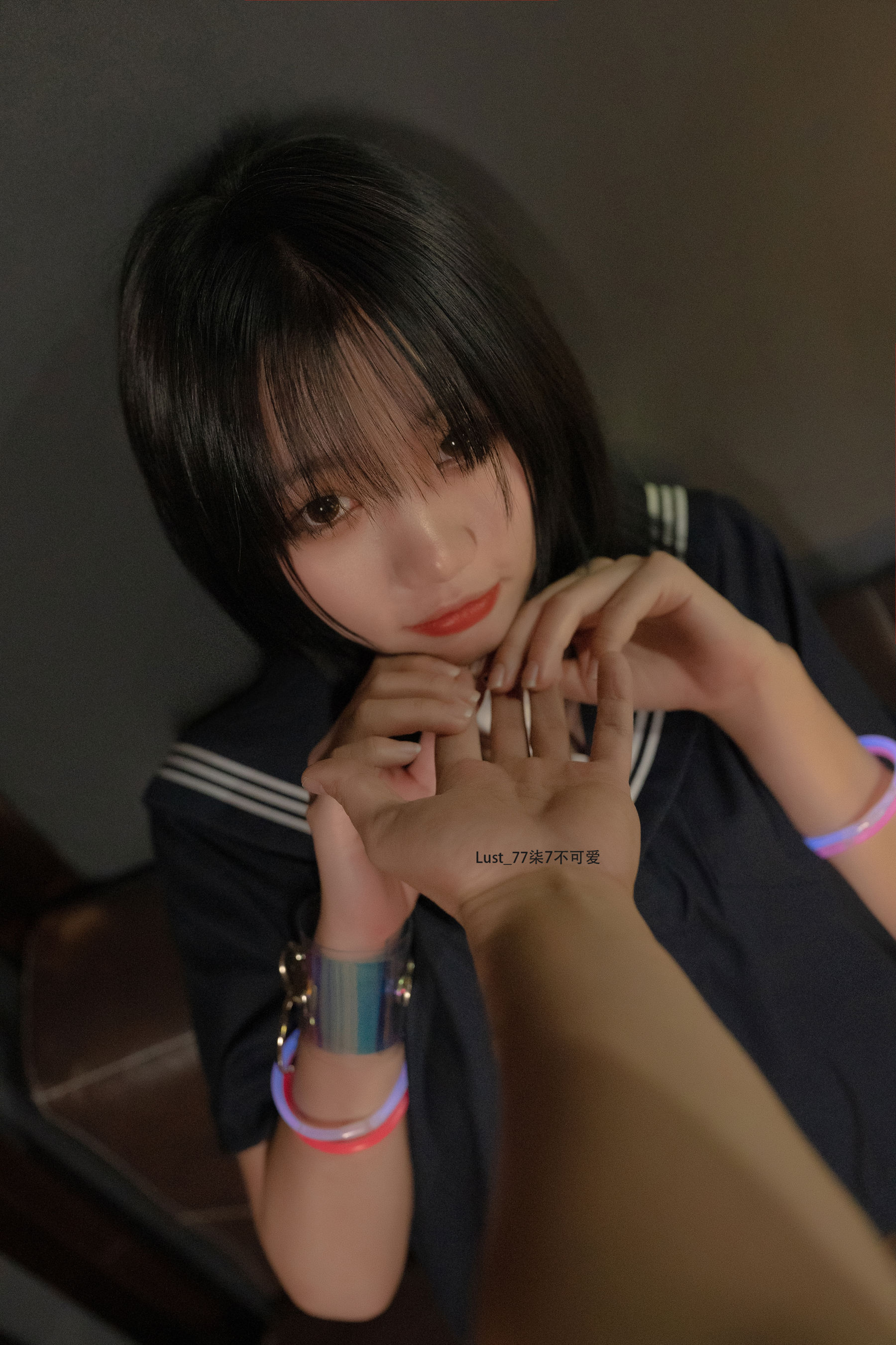 动漫博主 柒柒要乖哦 - JK少女/(176P)