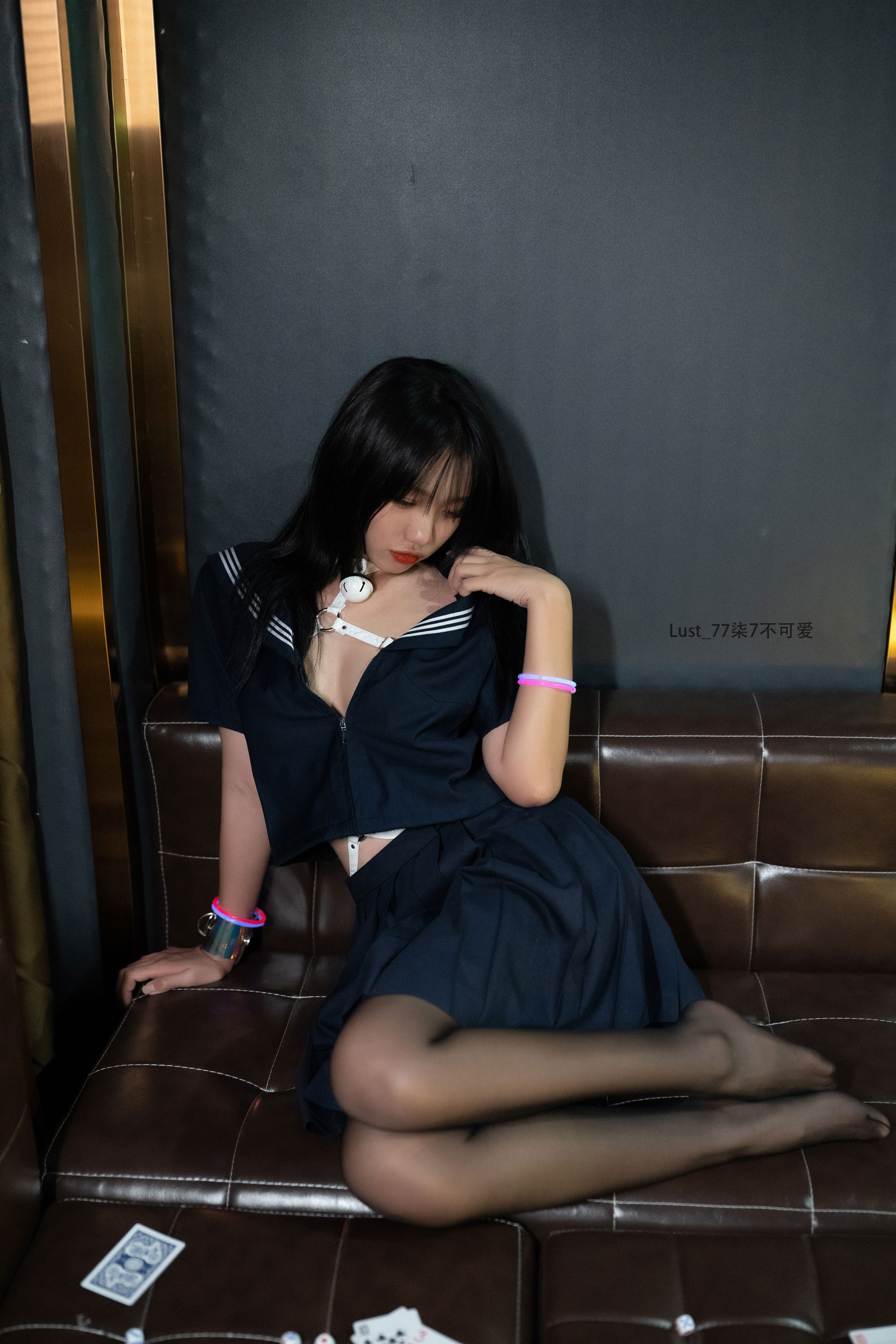 动漫博主 柒柒要乖哦 - JK少女/(176P)