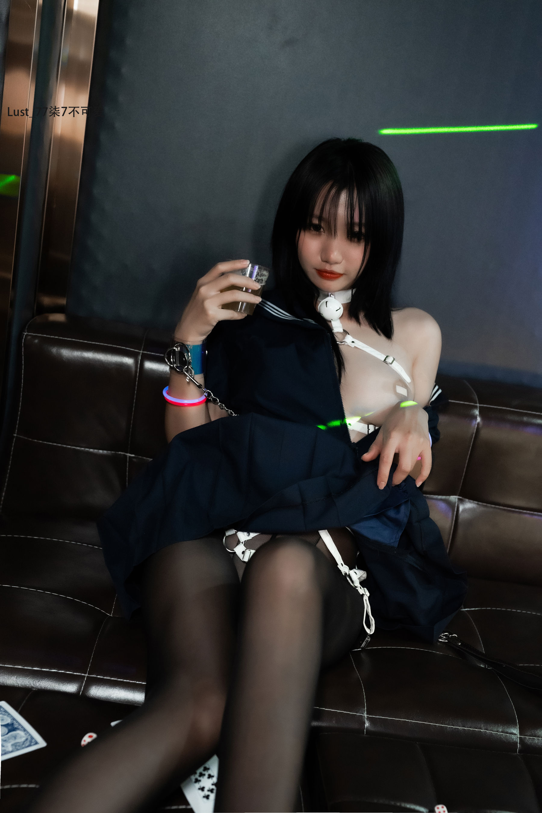动漫博主 柒柒要乖哦 - JK少女/(176P)