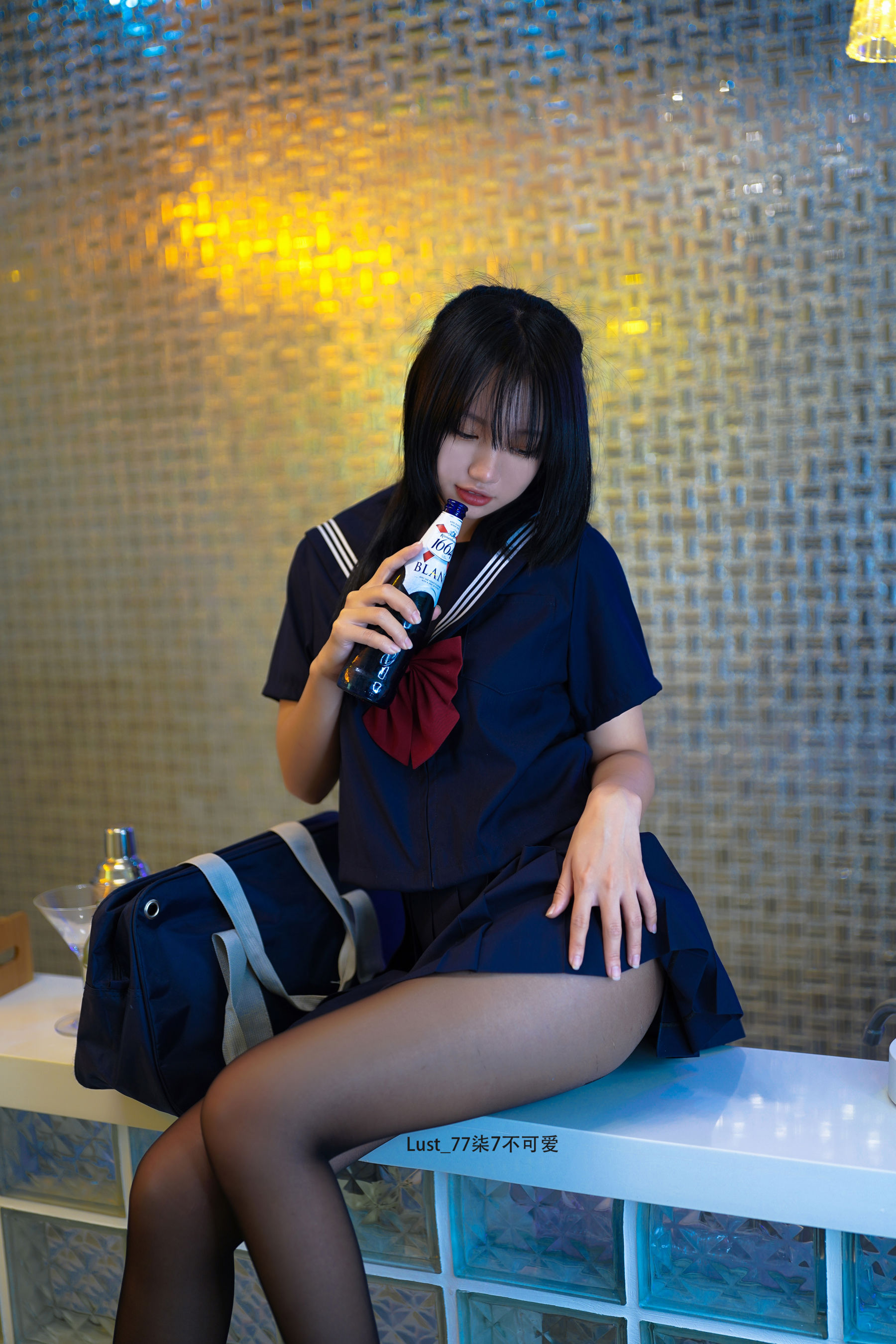 动漫博主 柒柒要乖哦 - JK少女/(176P)