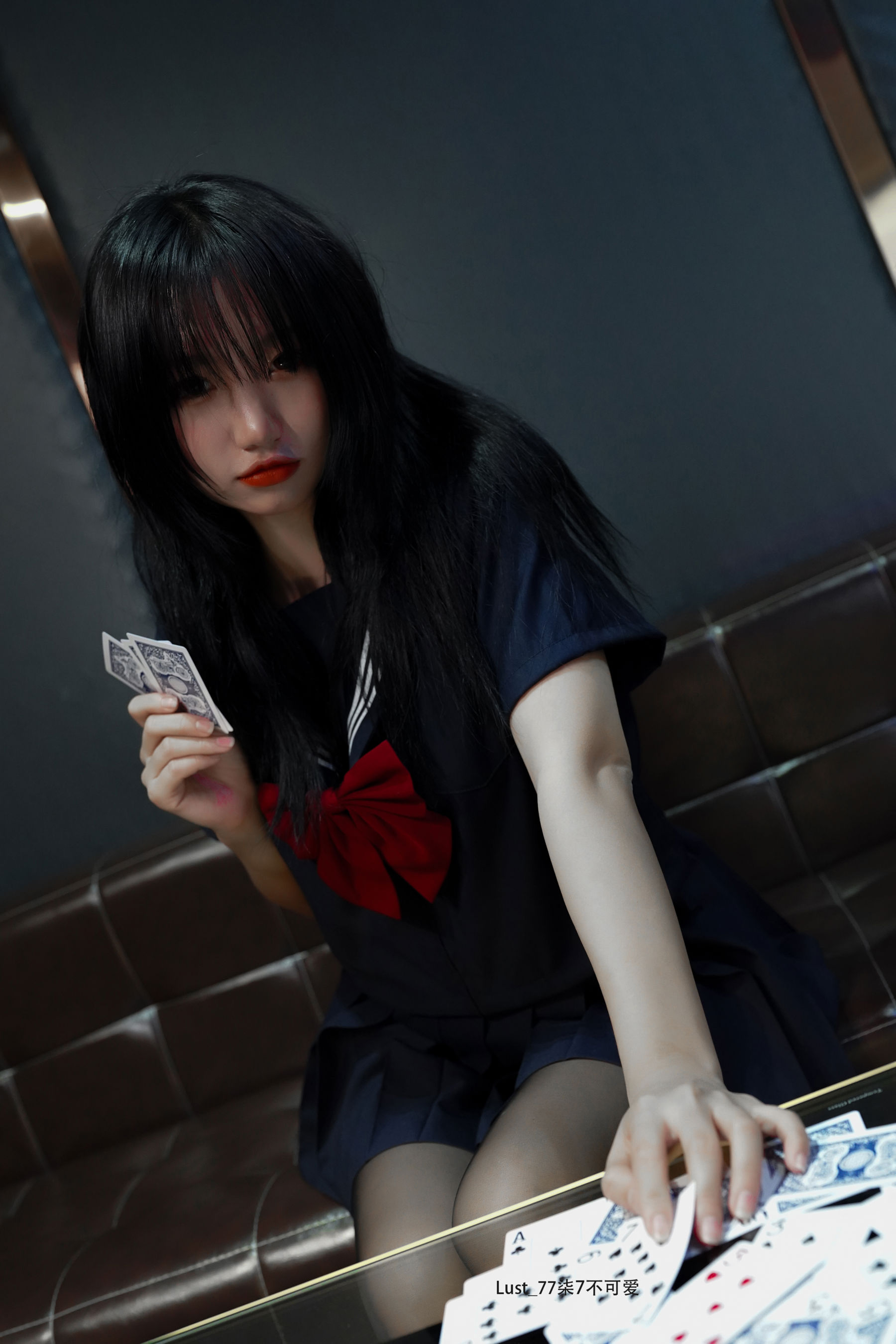 动漫博主 柒柒要乖哦 - JK少女/(176P)