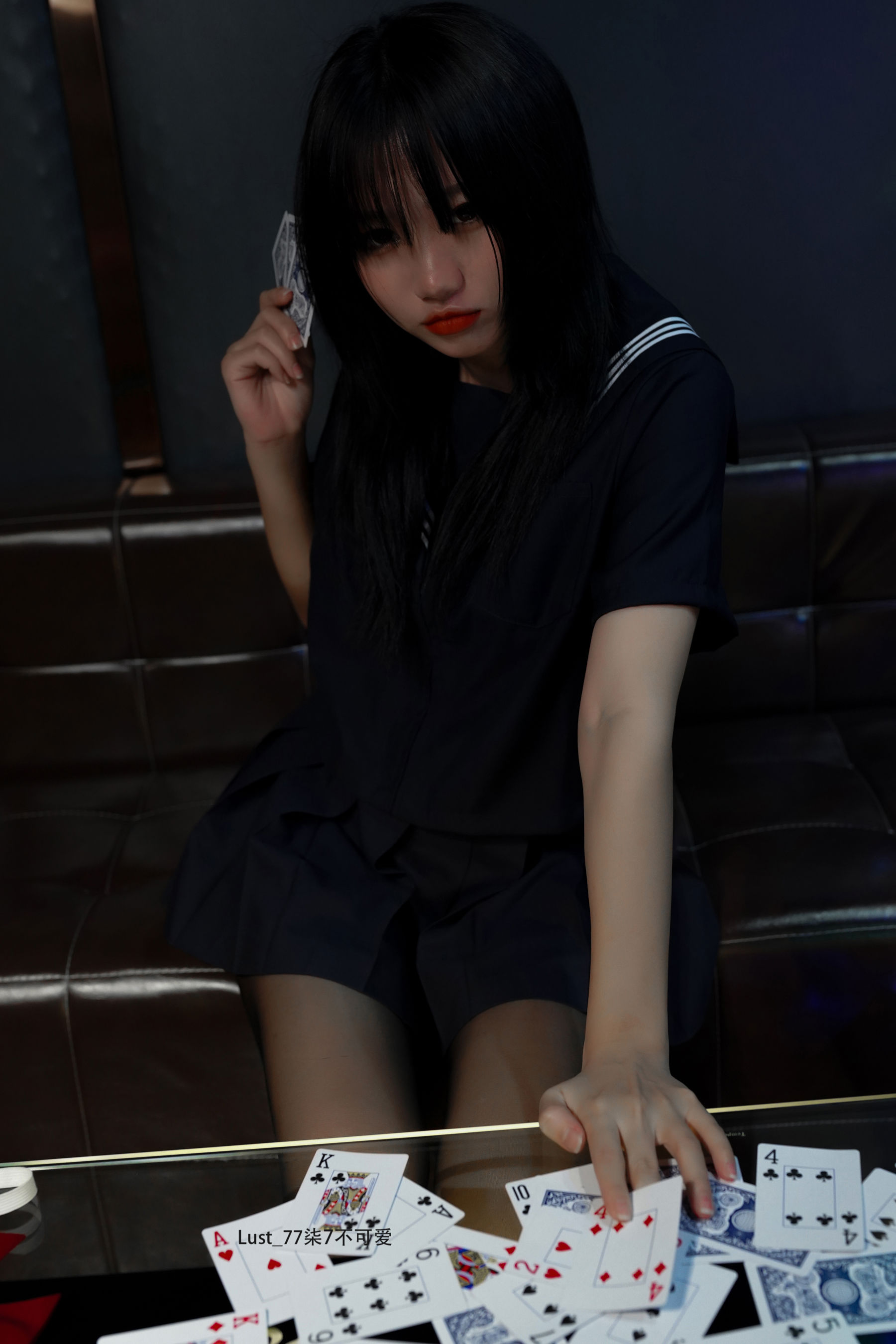 动漫博主 柒柒要乖哦 - JK少女/(176P)