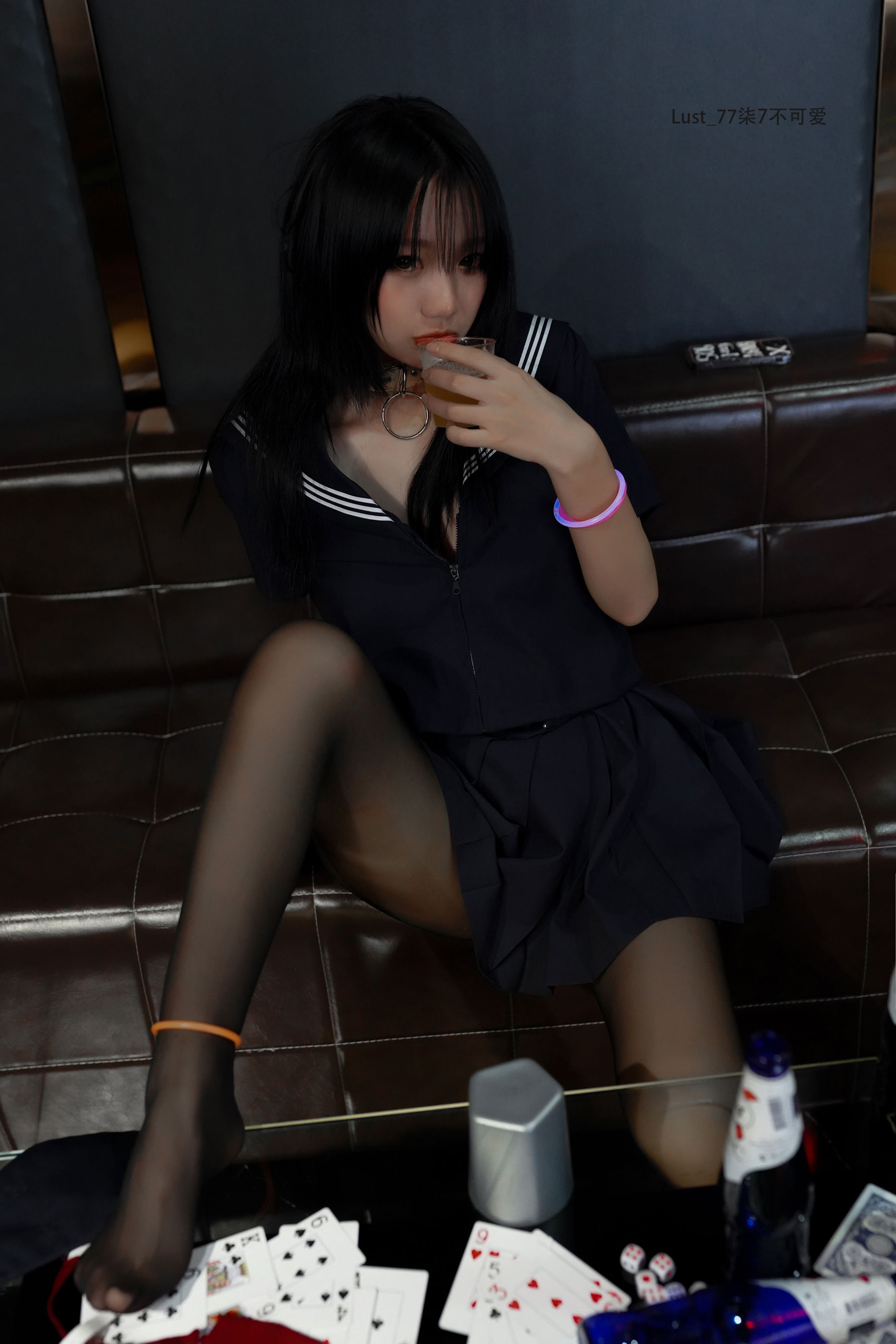 动漫博主 柒柒要乖哦 - JK少女/(176P)
