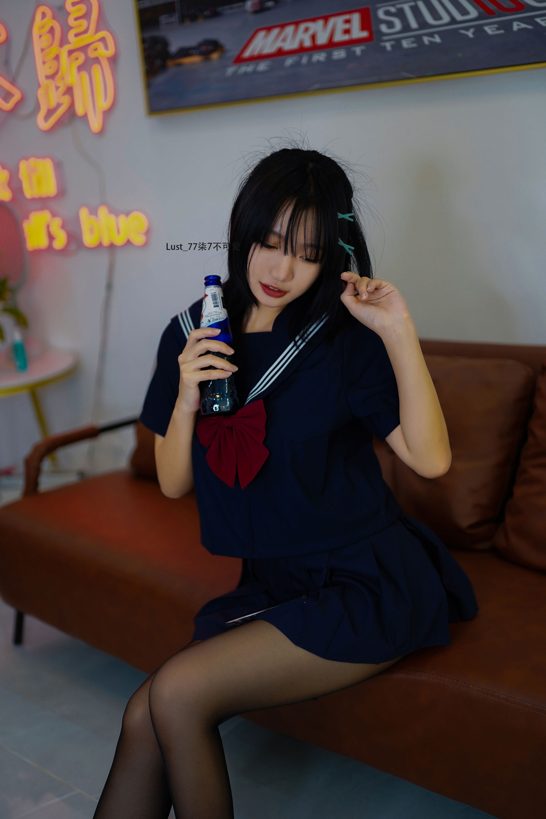动漫博主 柒柒要乖哦 - JK少女/(176P)