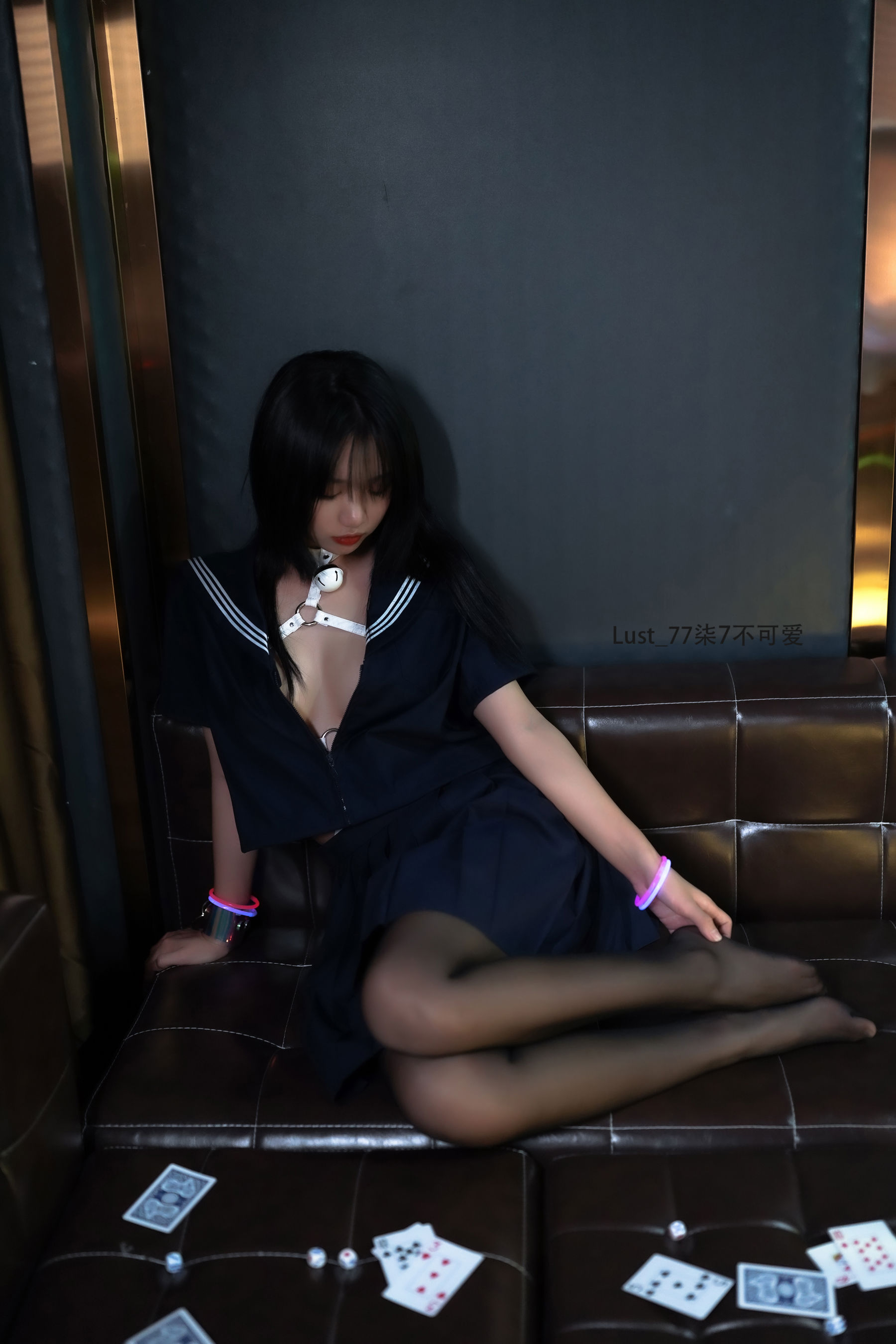 动漫博主 柒柒要乖哦 - JK少女/(176P)