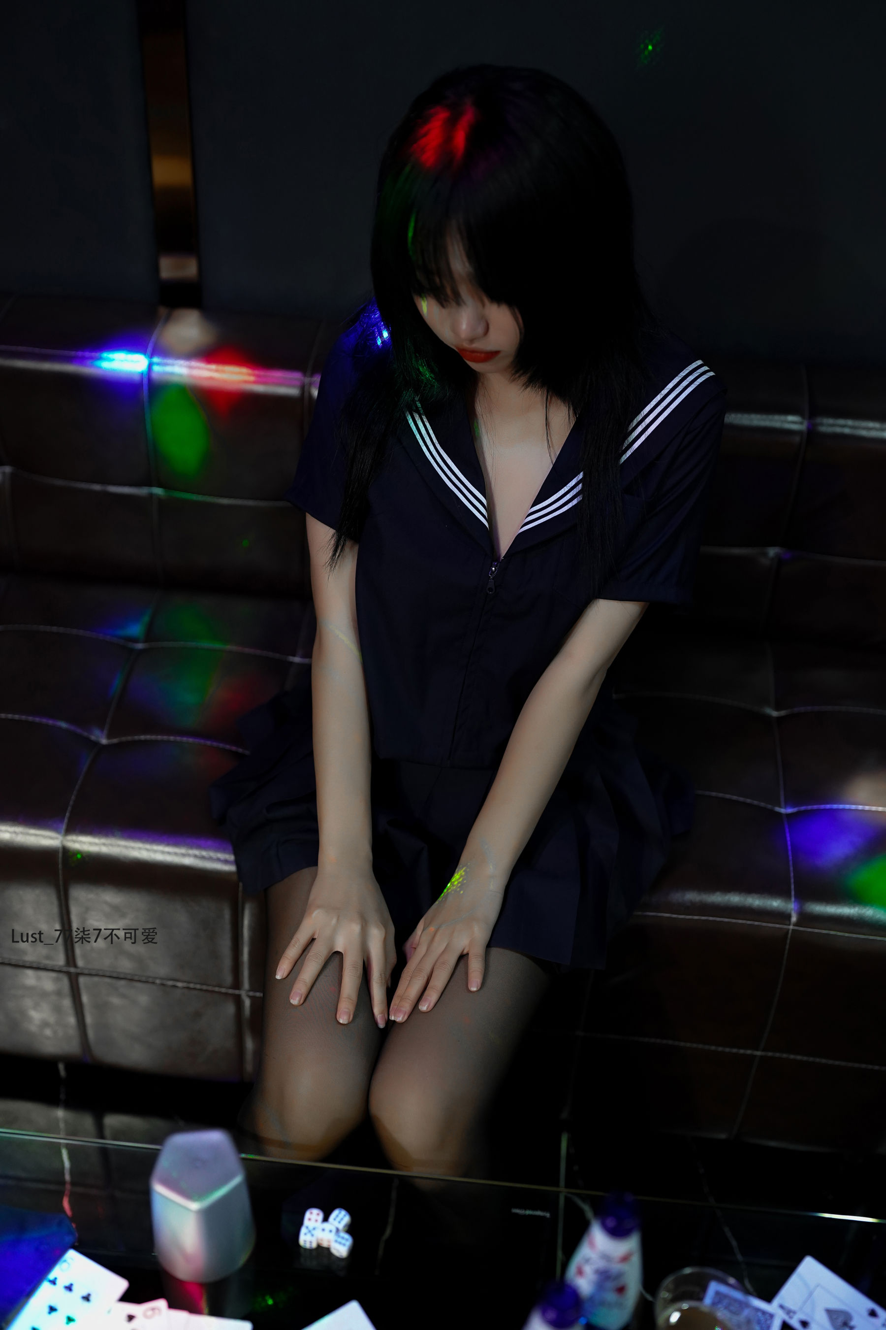 动漫博主 柒柒要乖哦 - JK少女/(176P)