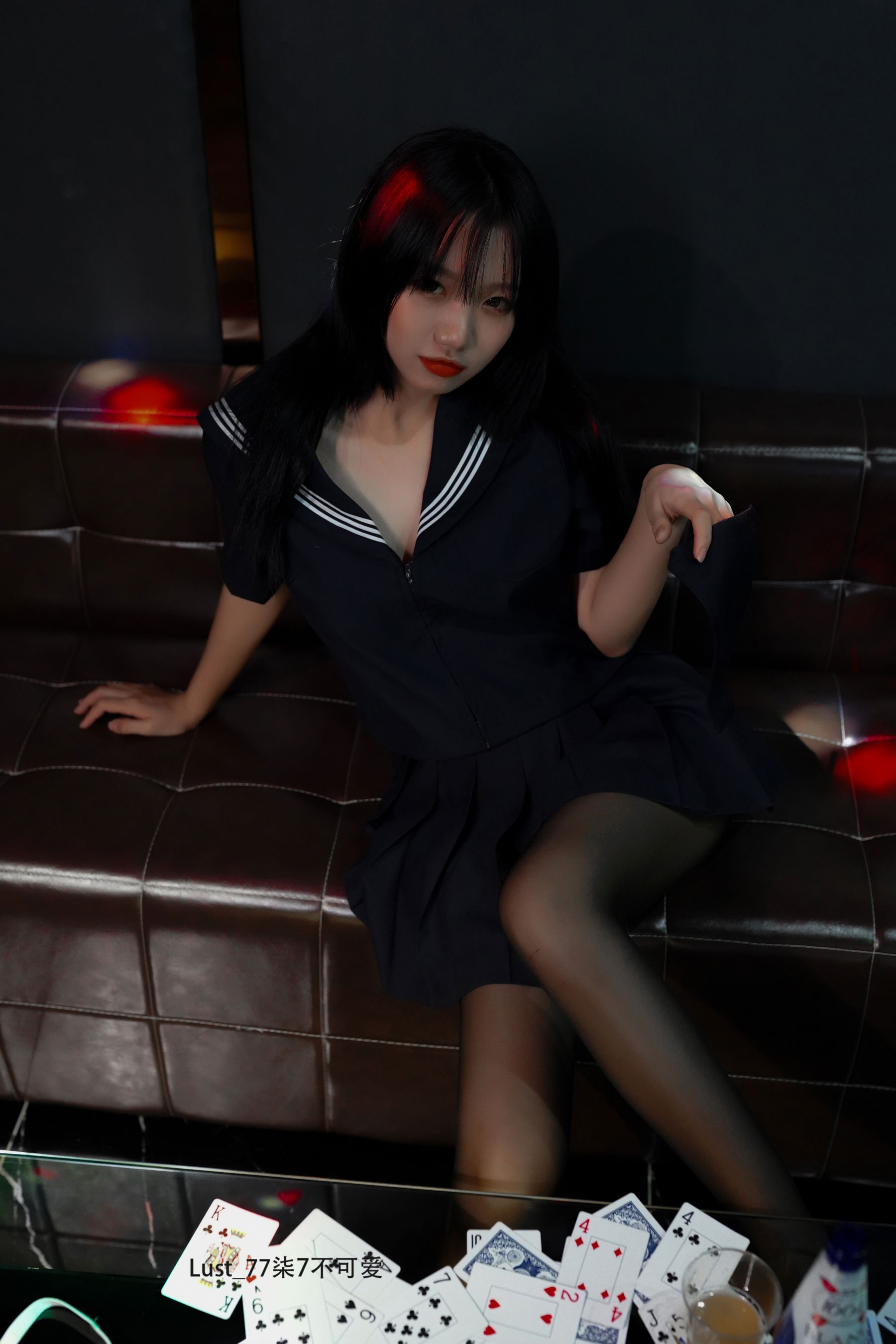 动漫博主 柒柒要乖哦 - JK少女/(176P)