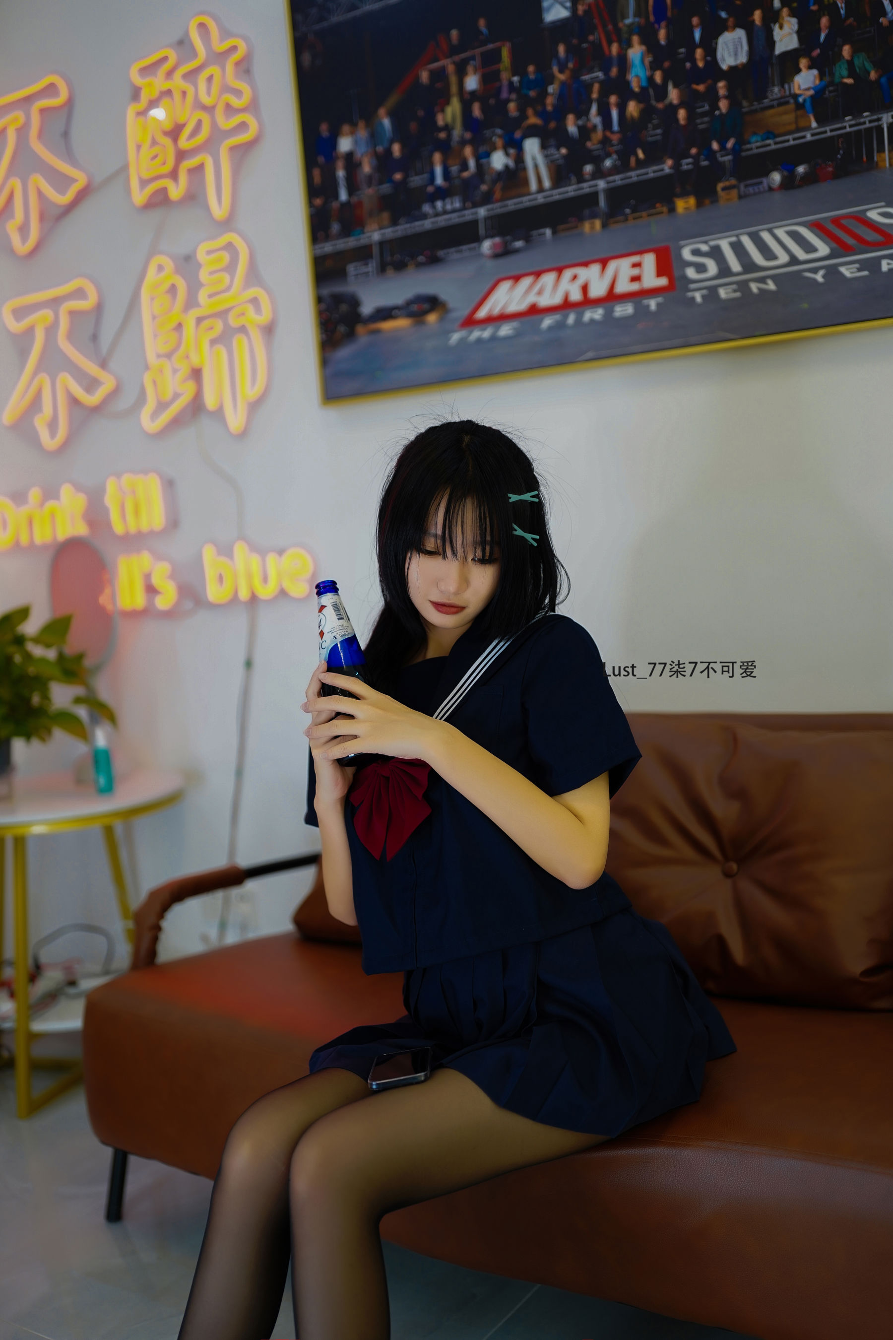 动漫博主 柒柒要乖哦 - JK少女/(176P)