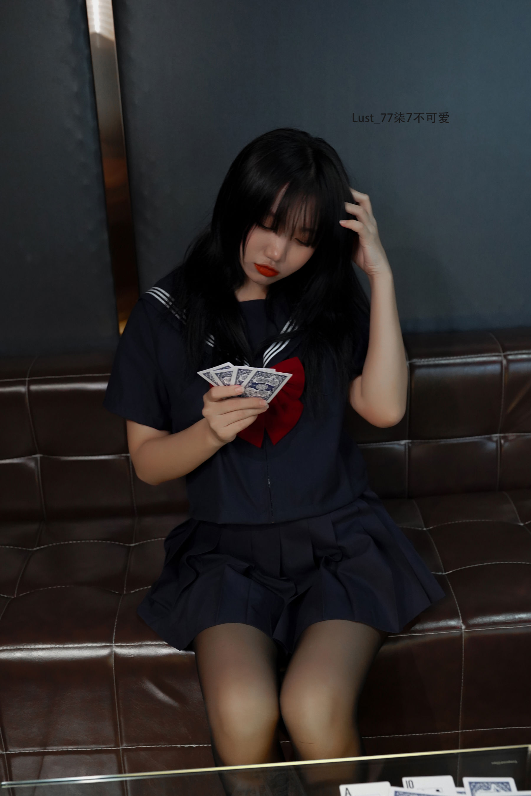 动漫博主 柒柒要乖哦 - JK少女/(176P)