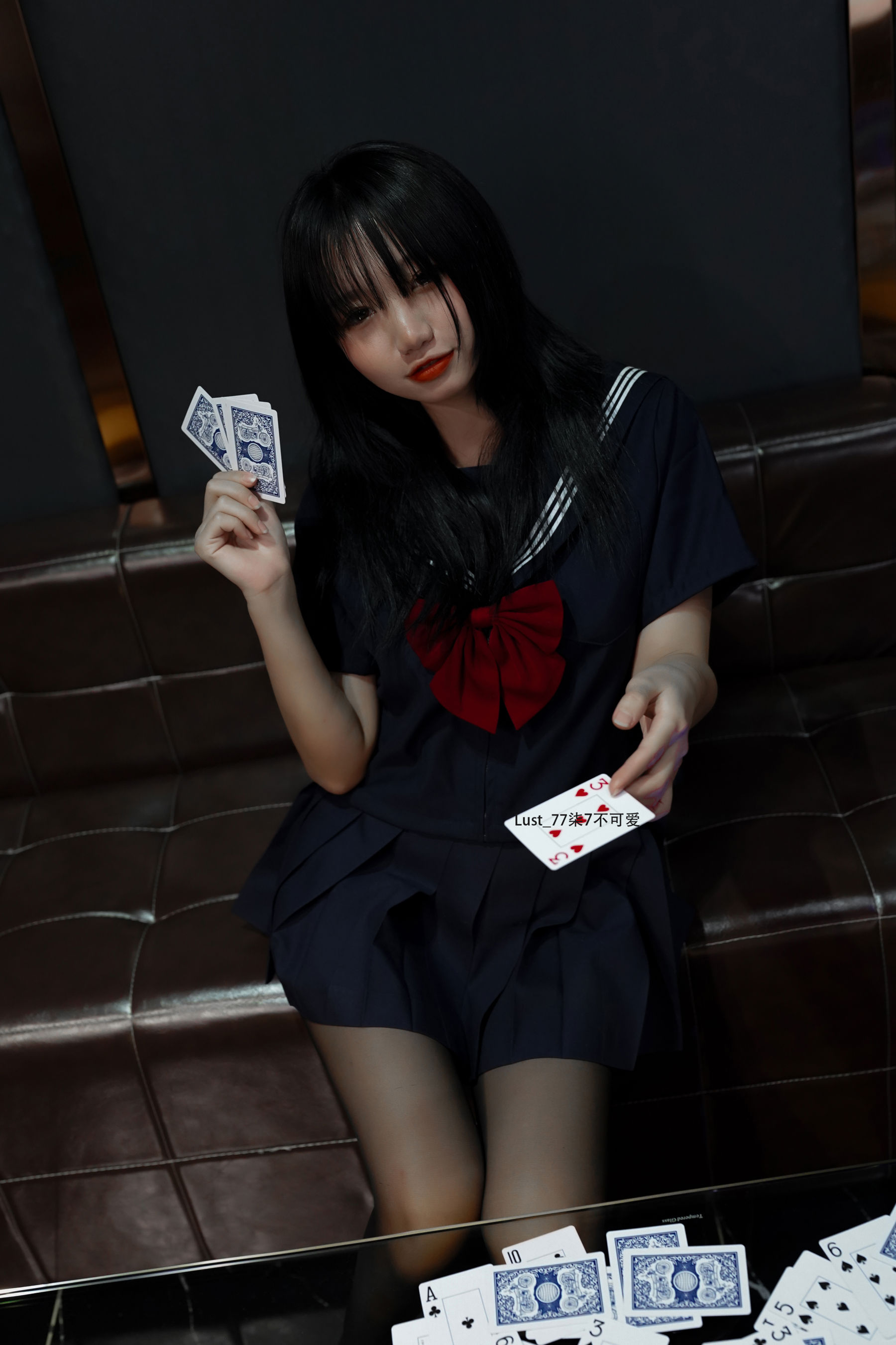 动漫博主 柒柒要乖哦 - JK少女/(176P)