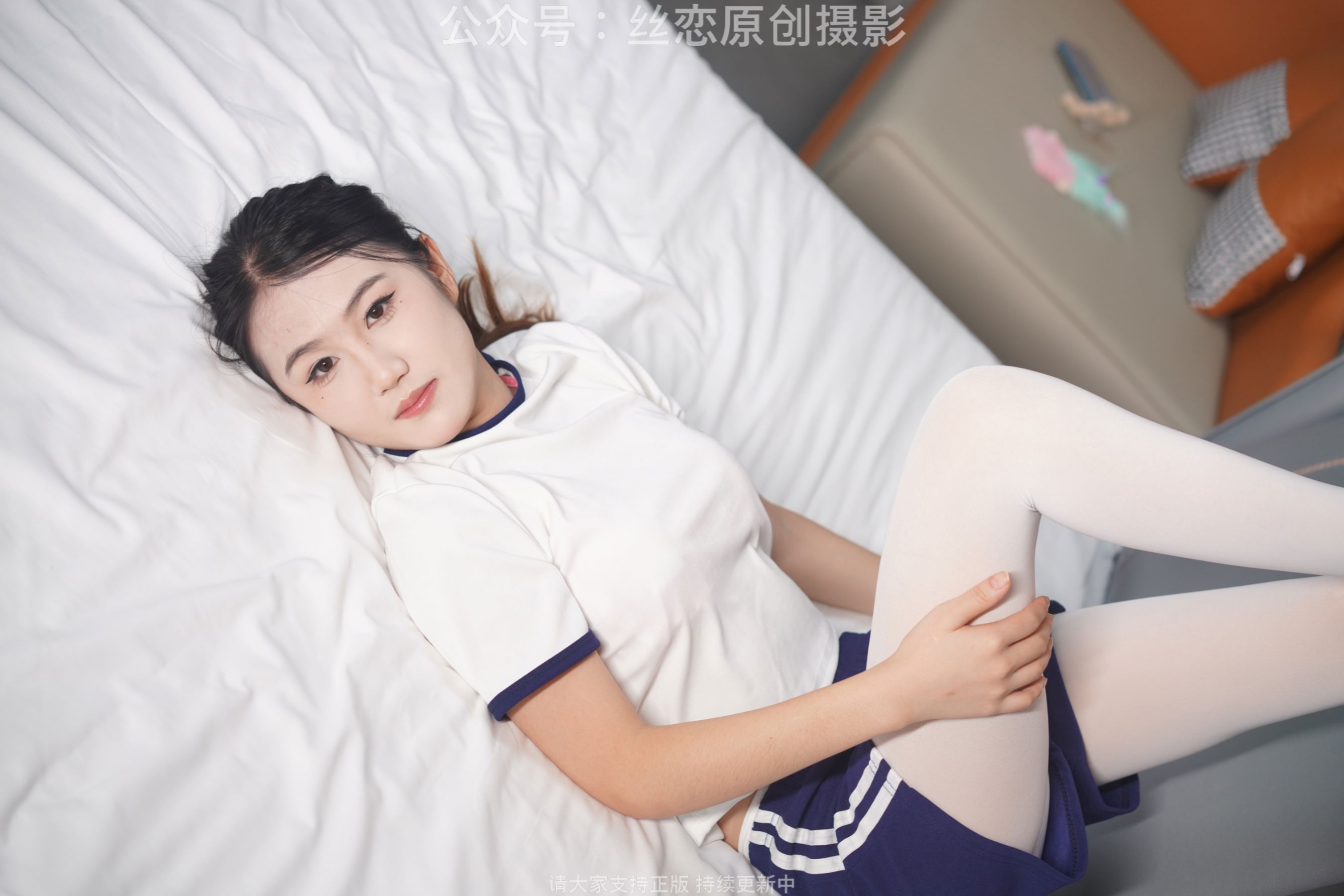 丝恋摄影 No.006 幺幺-厚白丝 乐福鞋 水手服/(159P)