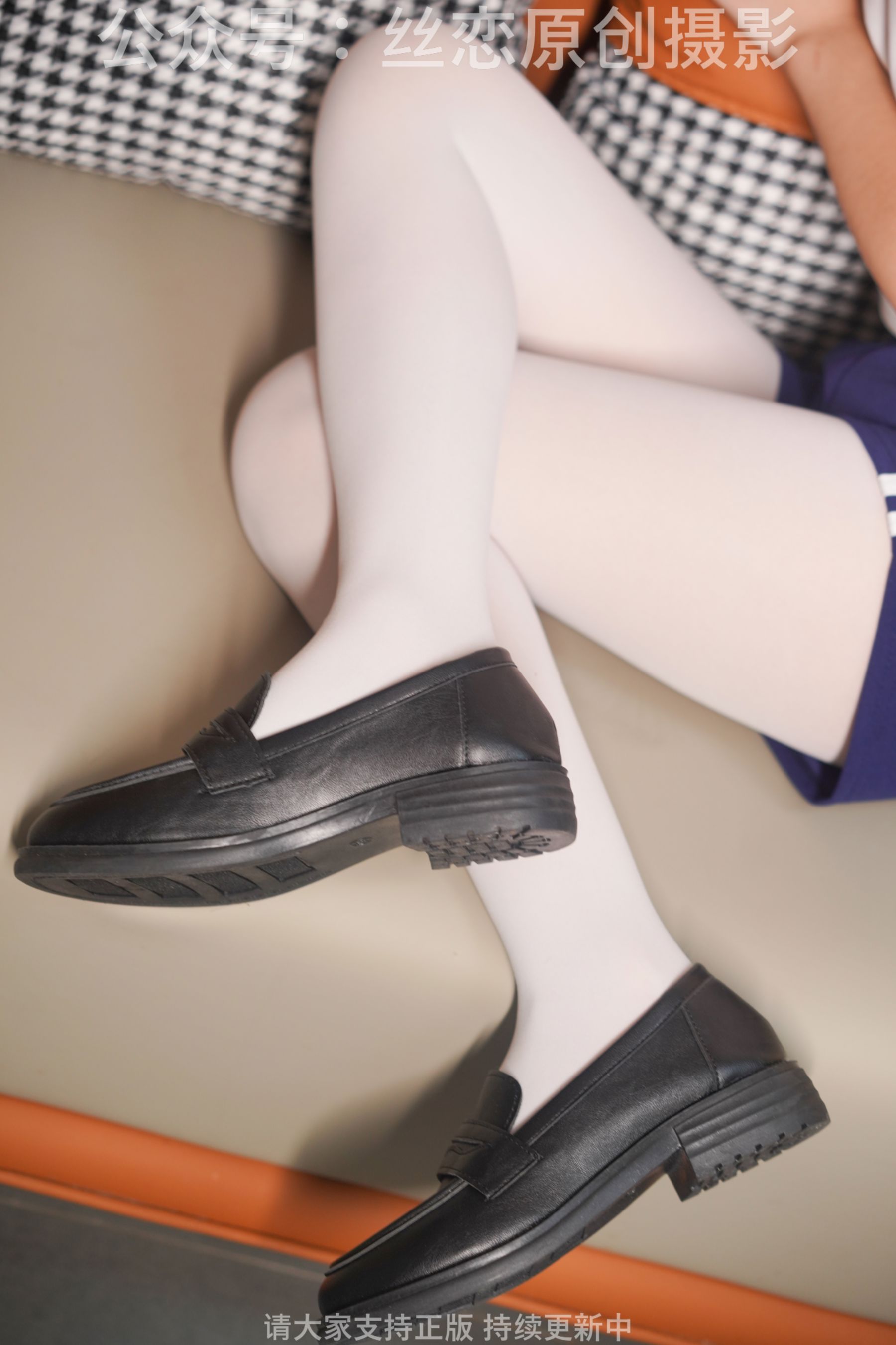 丝恋摄影 No.006 幺幺-厚白丝 乐福鞋 水手服/(159P)