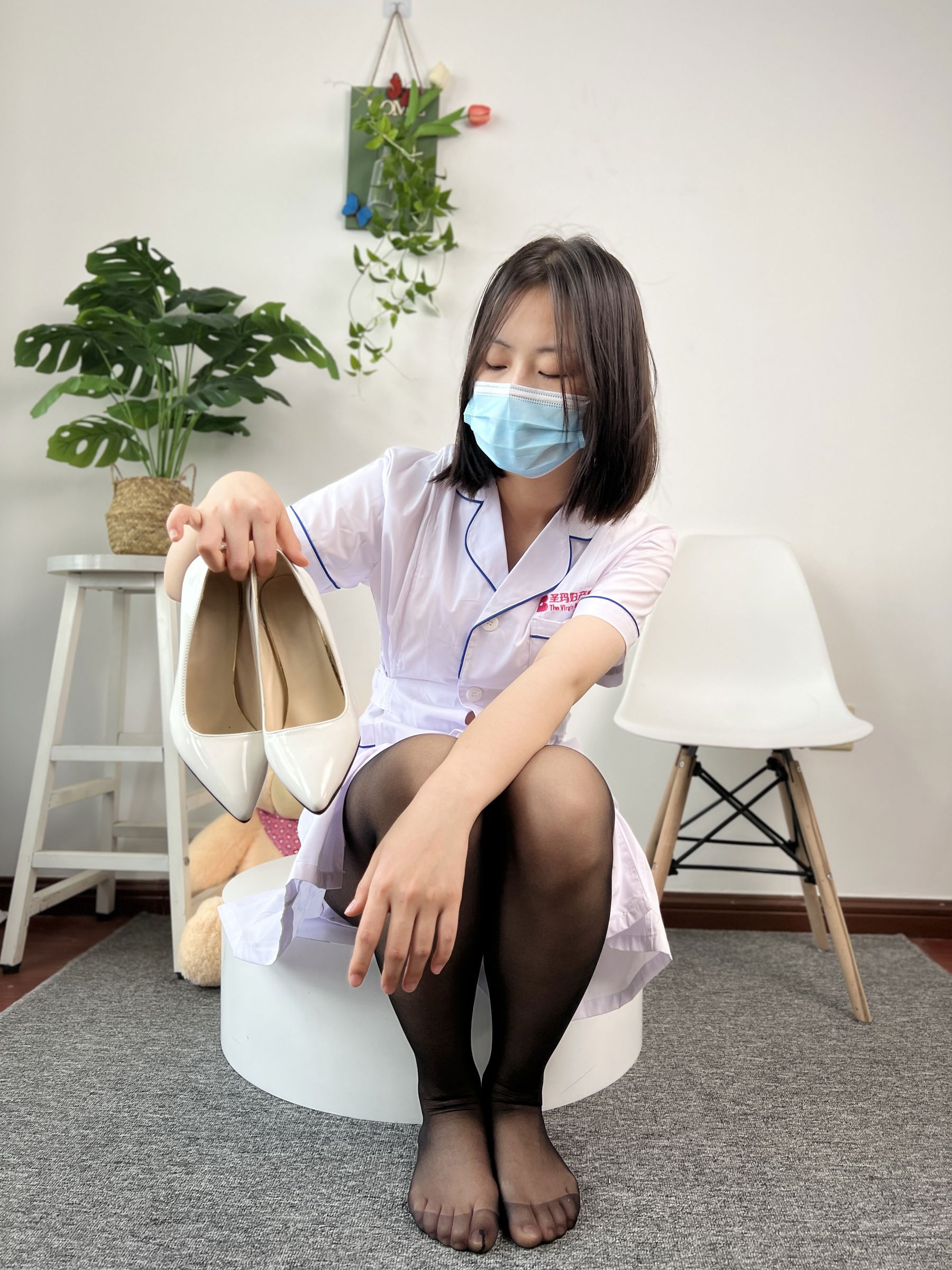 三禾摄影 No.073 护士服 黑丝 高跟/(289P)
