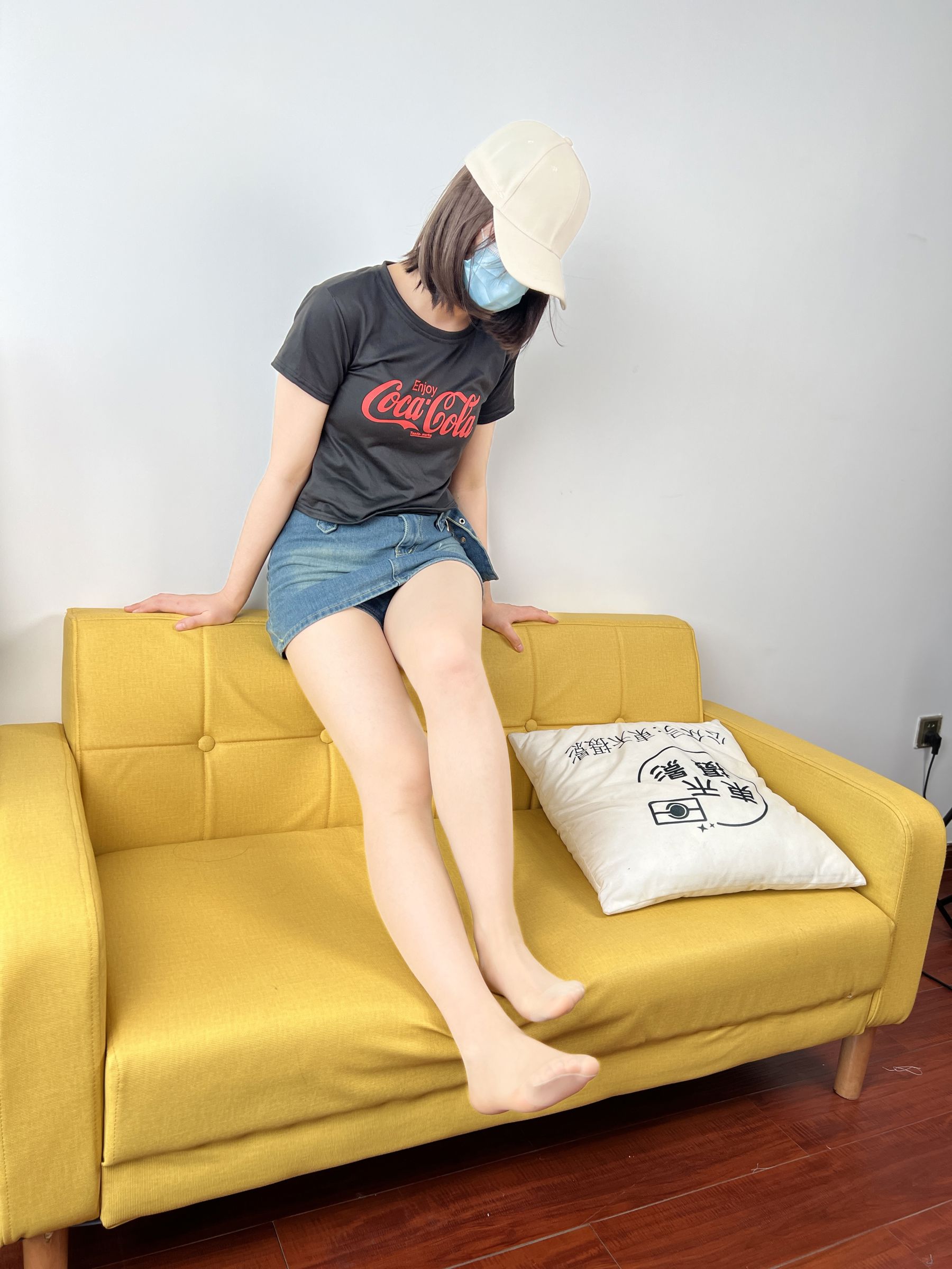 三禾摄影 No.075 牛仔裙 肉丝 短靴/(258P)