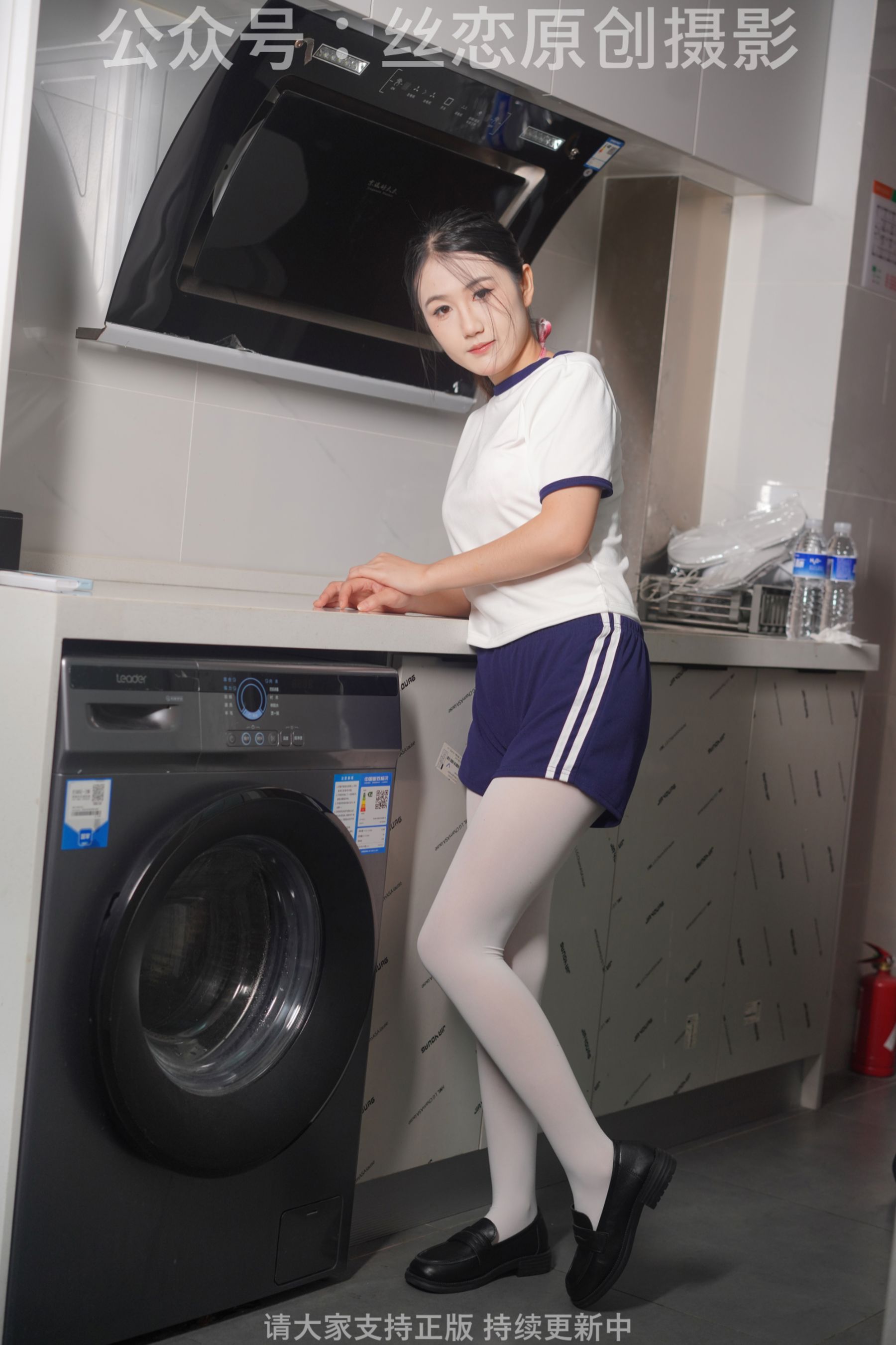 丝恋摄影 No.006 幺幺-厚白丝 乐福鞋 水手服/(159P)